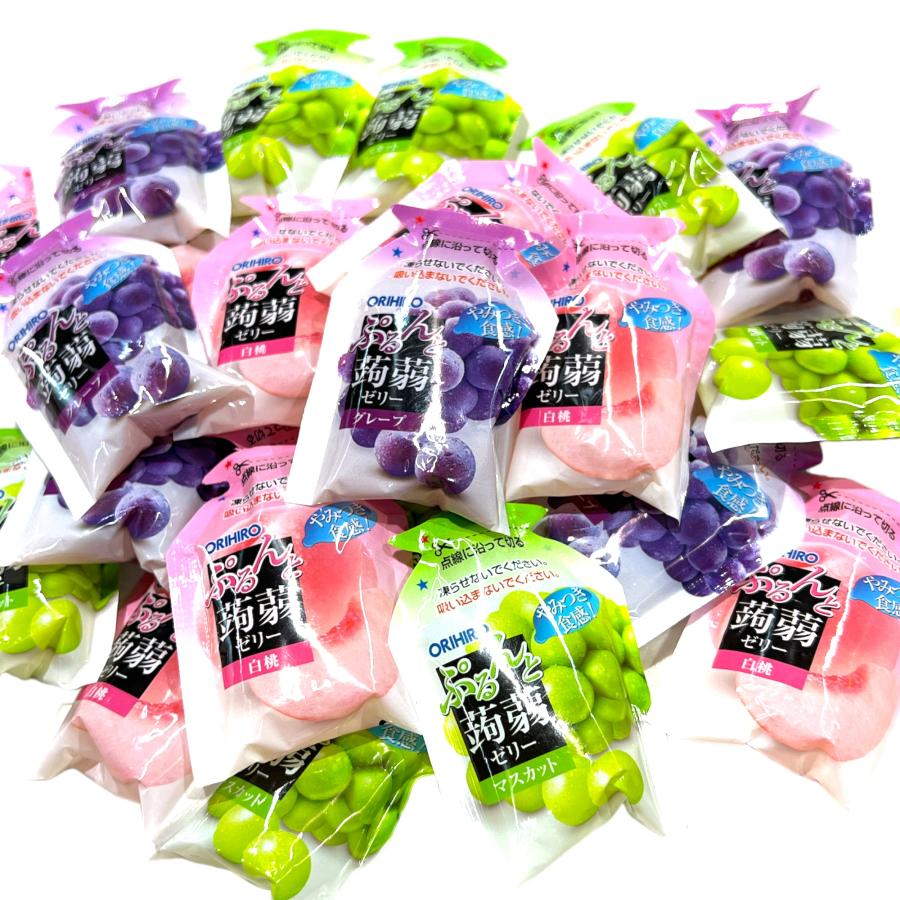 オリヒロ やみつき食感！ぷるんと蒟蒻ゼリー パウチ 480g 約24個