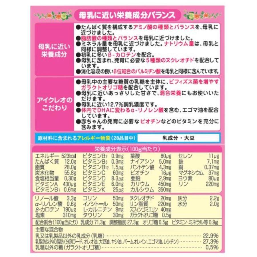 R)グリコ アイクレオ バランスミルク 800g×2缶 + スティック5本 R)グリコ アイクレオ バランスミルク 800g×2缶 + スティック5本