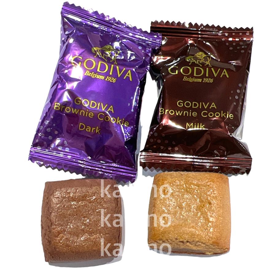 GODIVA ゴディバ ブラウニー クッキー 110g （約8枚入り） ダーク ミルク チョコレート クッキー (食品GB110)ブラウニー アソート｜kaumo-kaukau｜02