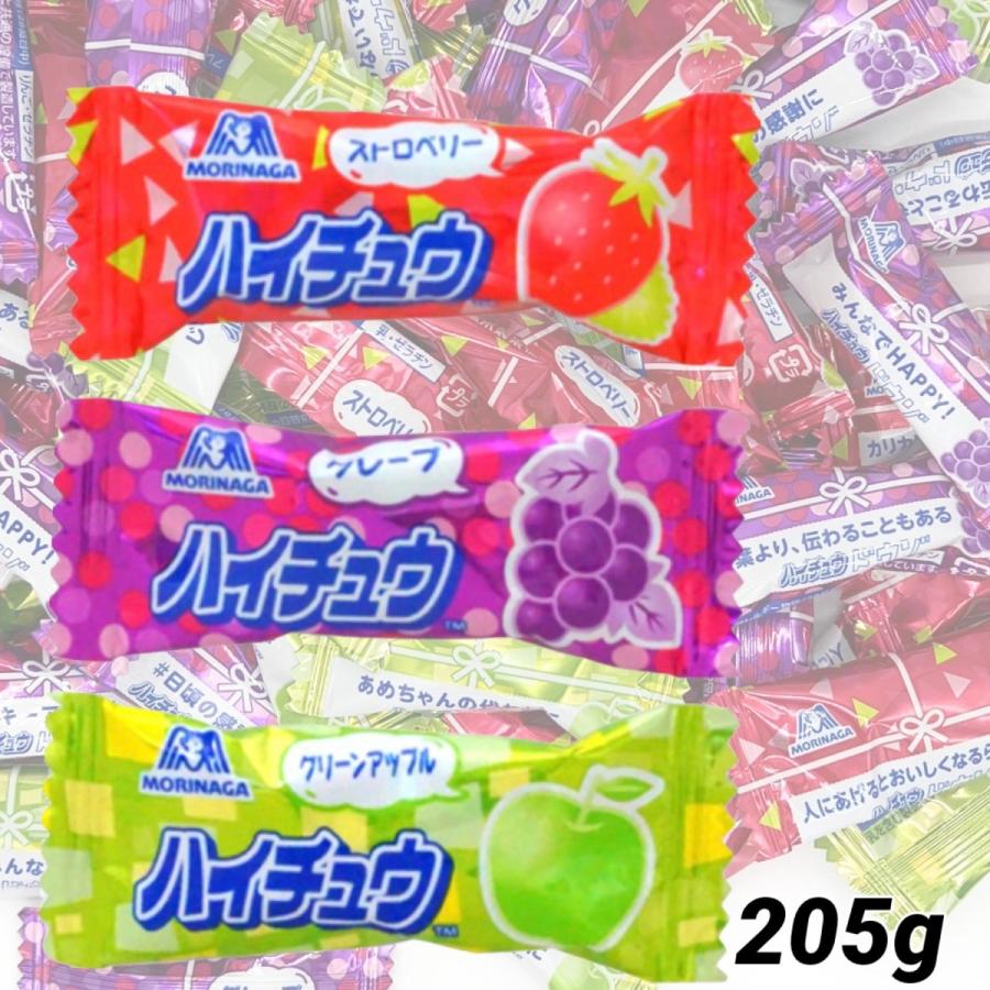 森永 ハイチュウ アソート 205g（約45個入）グレープ・ストロベリー