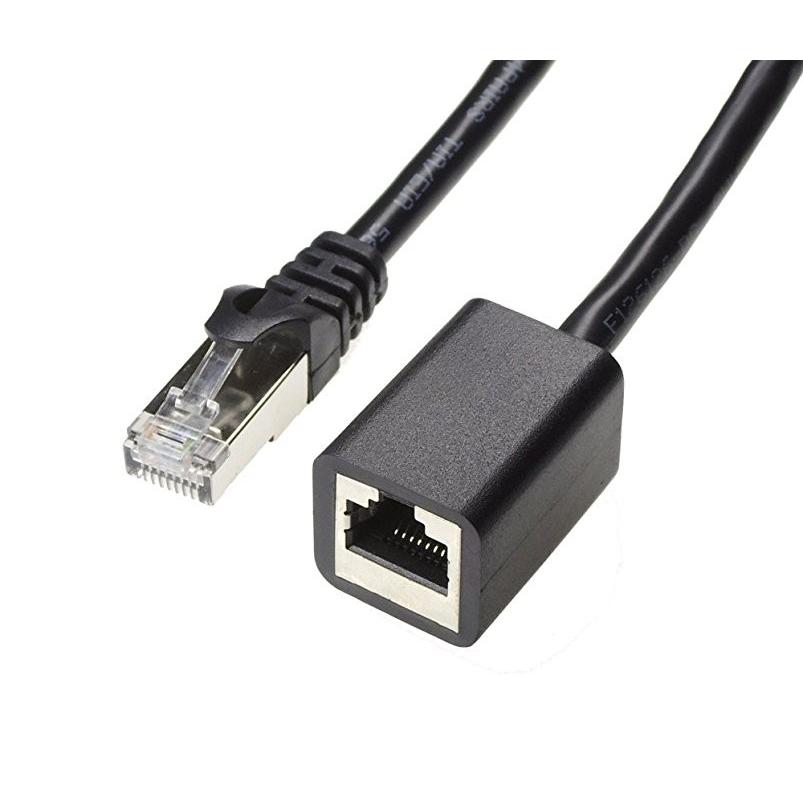 LAN延長ケーブル Cat6 カテゴリー6 ブラック 50cm : KAUMO カウモ