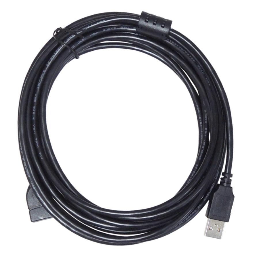 USB延長ケーブル 5m USB2.0 USB延長コード オス/メス : KAUMO カウモ