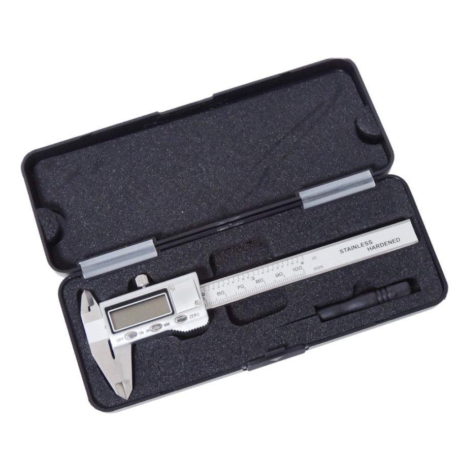 デジタルノギス ステンレス鋼 100mm 小型 高精度 : KAUMO カウモ