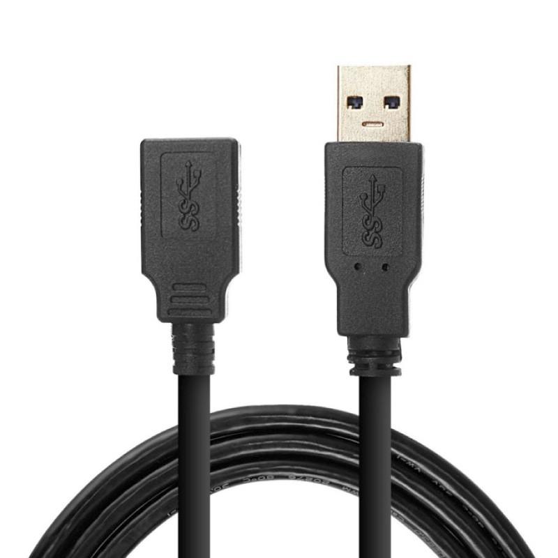 USB3.0 延長ケーブル 0.5m (50cm) オス/メス 延長コード 金めっき端子