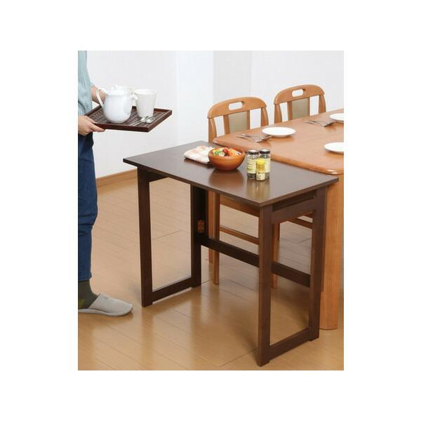 【初回限定】 高さ55cm 木製折りたたみテーブル サイドテーブル 家具 インテリア ダイニングテーブル ダイニングテーブル