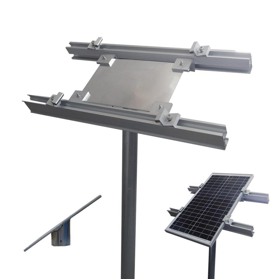 KAUSMEDIA（カウスメディア） 可変式 ソーラーパネル用 アルミ製 架台