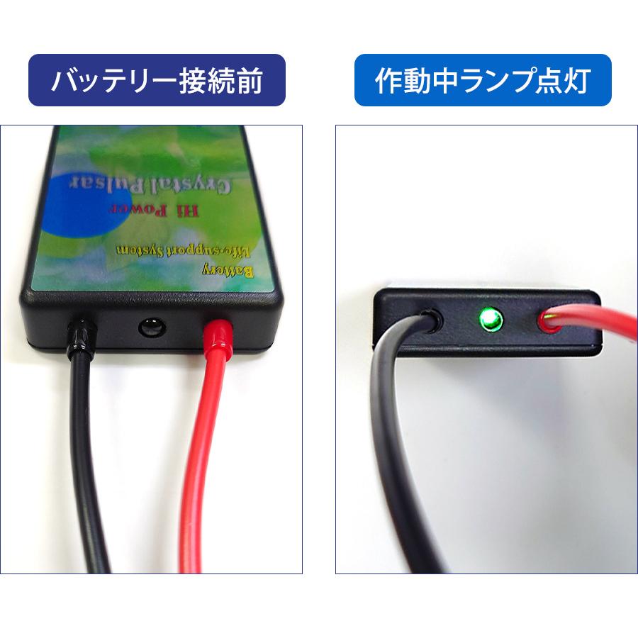 サルフェーション 除去 バッテリー寿命延命装置 クリスタルパルサー デサルフェータ 長持ち デサルフェーション 国産 Y字端子 KAUSMEDIA | KAUSMEDIA | 05