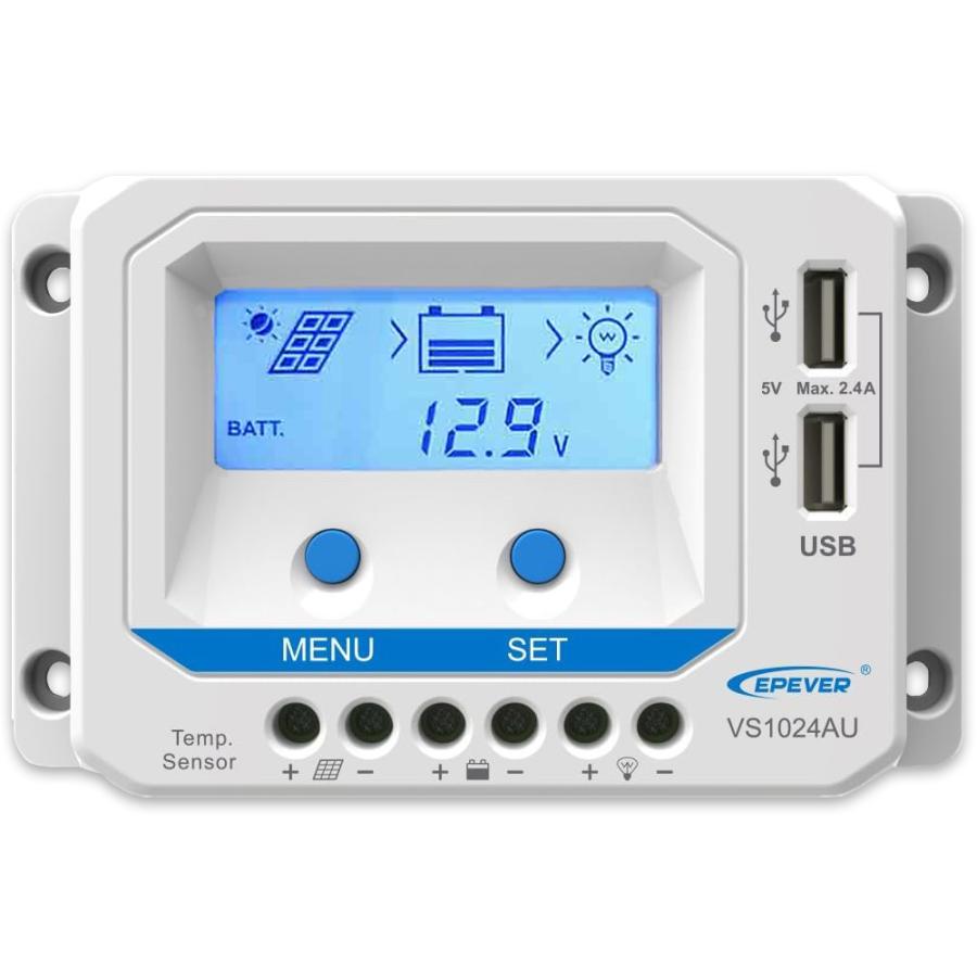 KAUSMEDIA（カウスメディア） 10A PWM チャージコントローラー