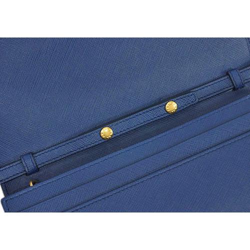 PRADA■プラダ■ショルダーウォレット■長財布■チェーン■ネイビー PRADA（プラダ） ショルダーバッグ チェーンウォレット PRADA 1BP290