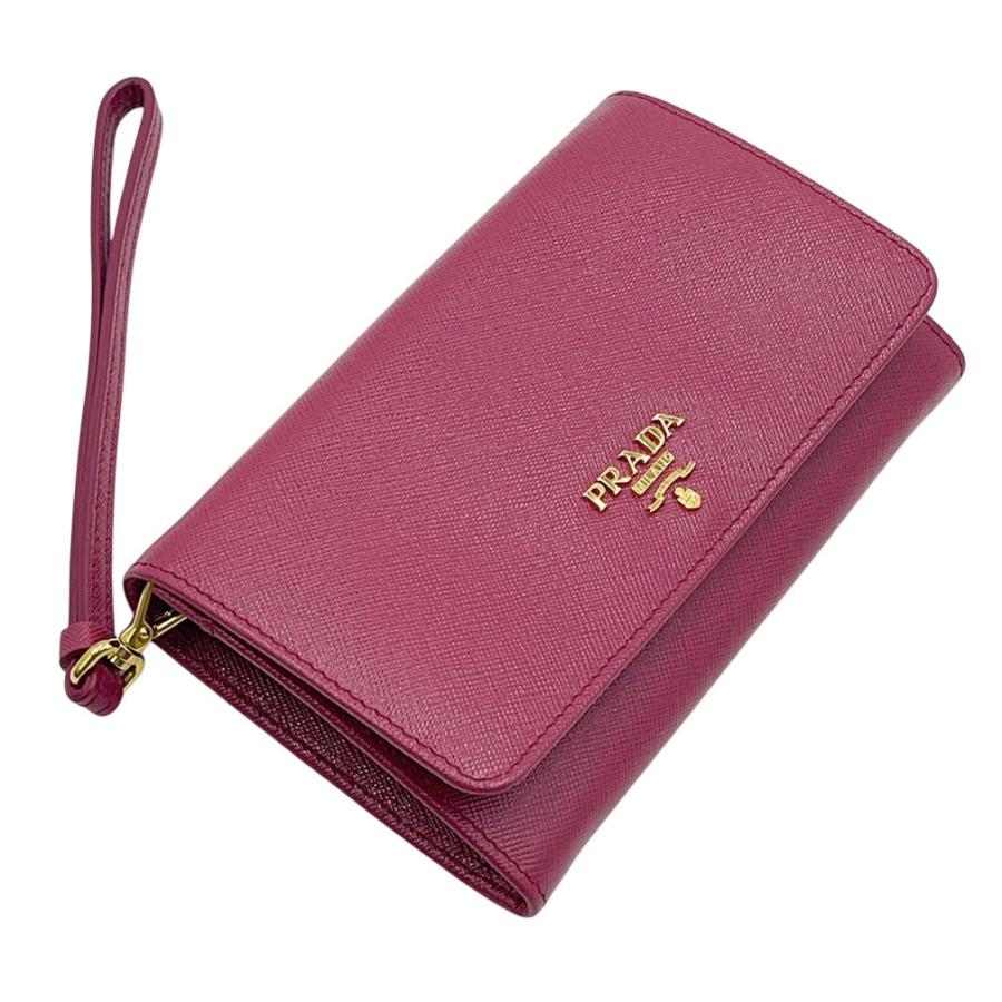 PRADA（プラダ） 財布 PRADA 1M1438 PORTAF.PATT.LUNGA サッフィアーノ