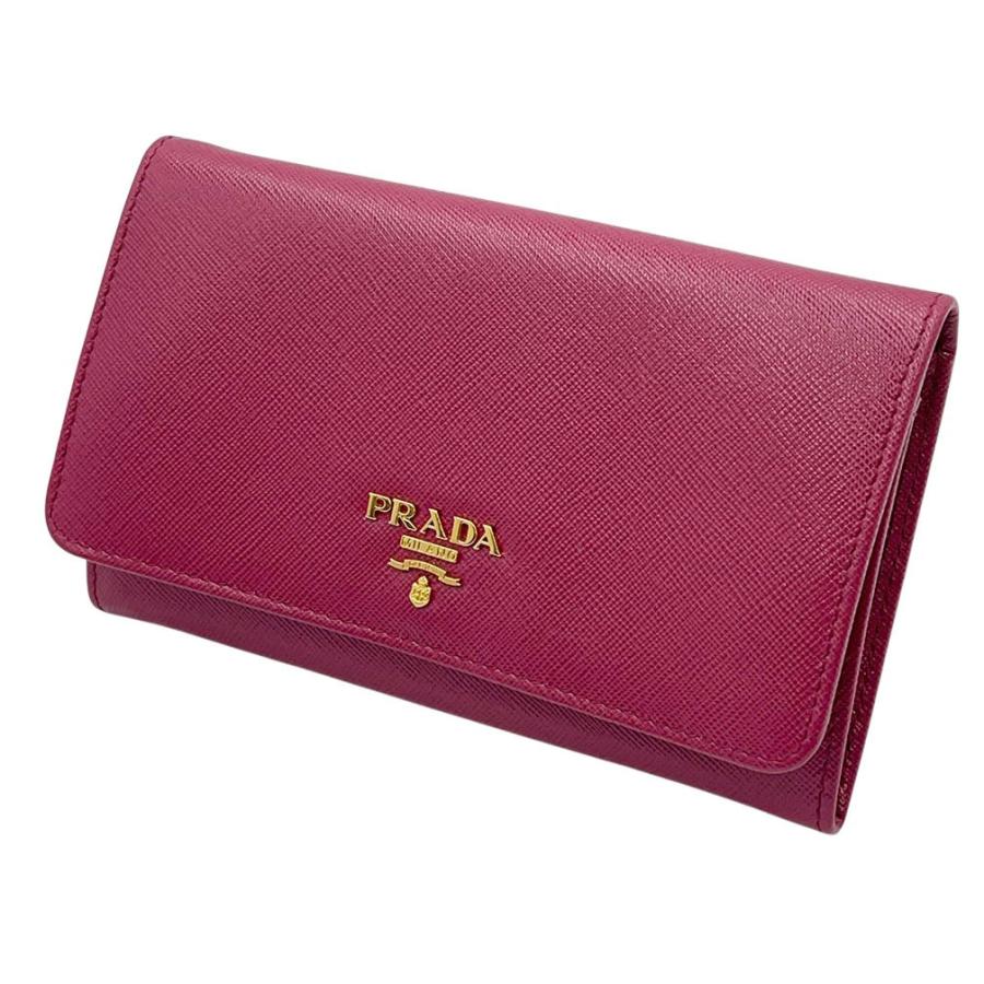 PRADA（プラダ） 財布 PRADA 1M1438 PORTAF.PATT.LUNGA サッフィアーノ