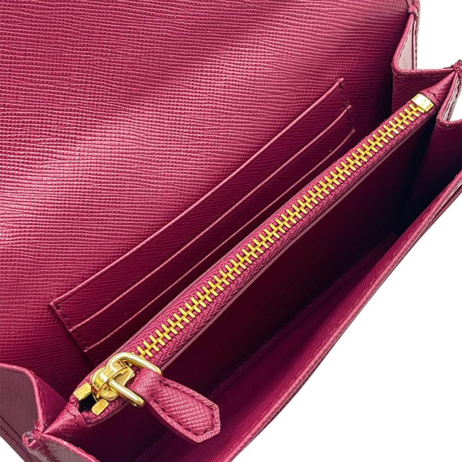 PRADA（プラダ） 財布 PRADA 1M1438 PORTAF.PATT.LUNGA サッフィアーノ