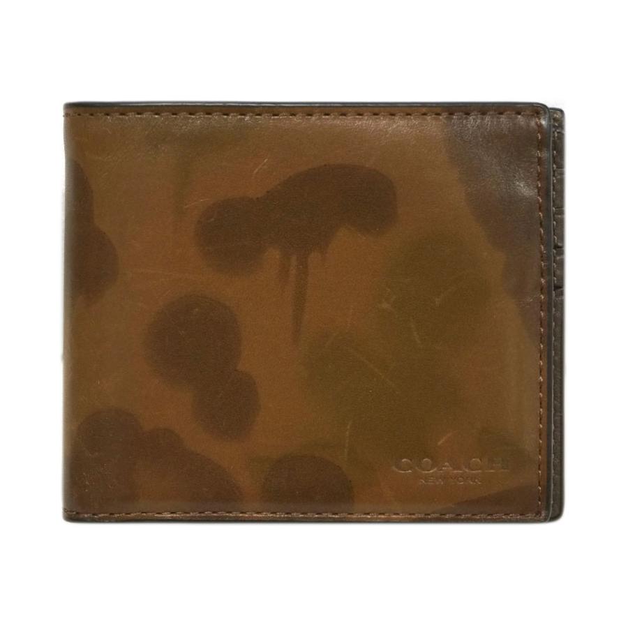 COACH 新品同様 コーチ 財布 22825-B75 メンズ 札入れ カードケース 3  