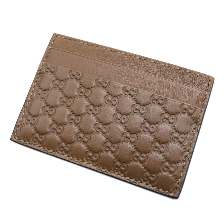 【セール】グッチ☆マイクログッチシマカードケース☆262837 グッチシマ 未使用 グッチ カードケース GUCCI 262837-2527 薄型