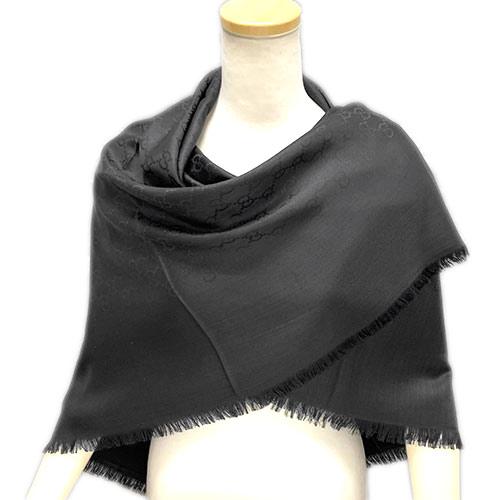 GG グッチ ショール GUCCI 大判 正方形 ストール ライト ウール シルク