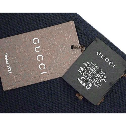 GUCCI（グッチ） マフラー GUCCI 544630-4074 ニット ライン メタル