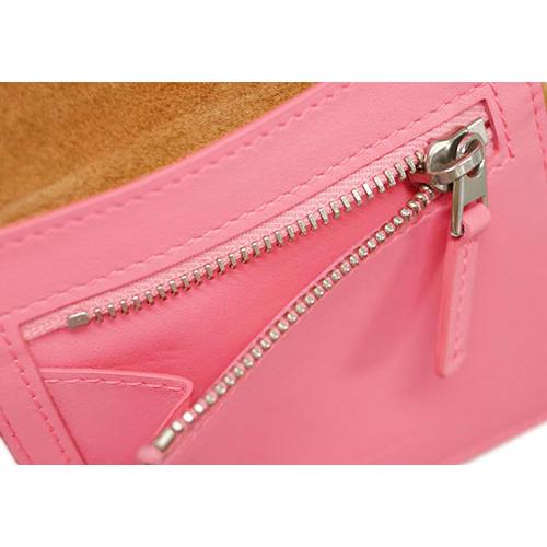 ボッテガヴェネタ ミニ 二つ折り 財布 ファスナー ピンク 花柄 BOTTEGA VENETA ボッテガ ヴェネタ 二つ折り財布 財布 ミニ