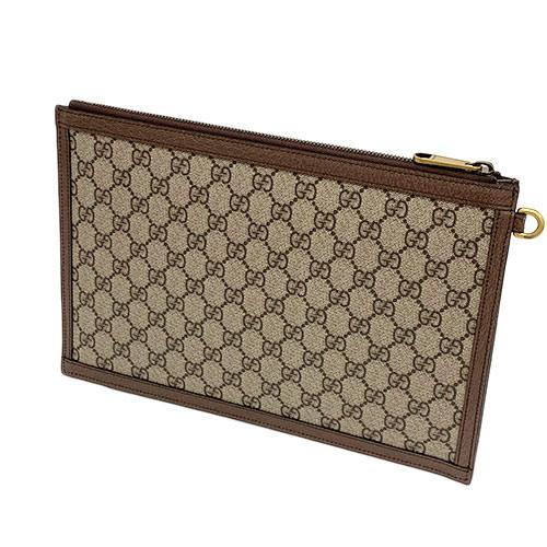 グッチ クラッチバッグ GUCCI×DISNEY 647925-8679 バッグ ディズニー ドナルドダック GGスプリーム ベージュ エボニーの画像