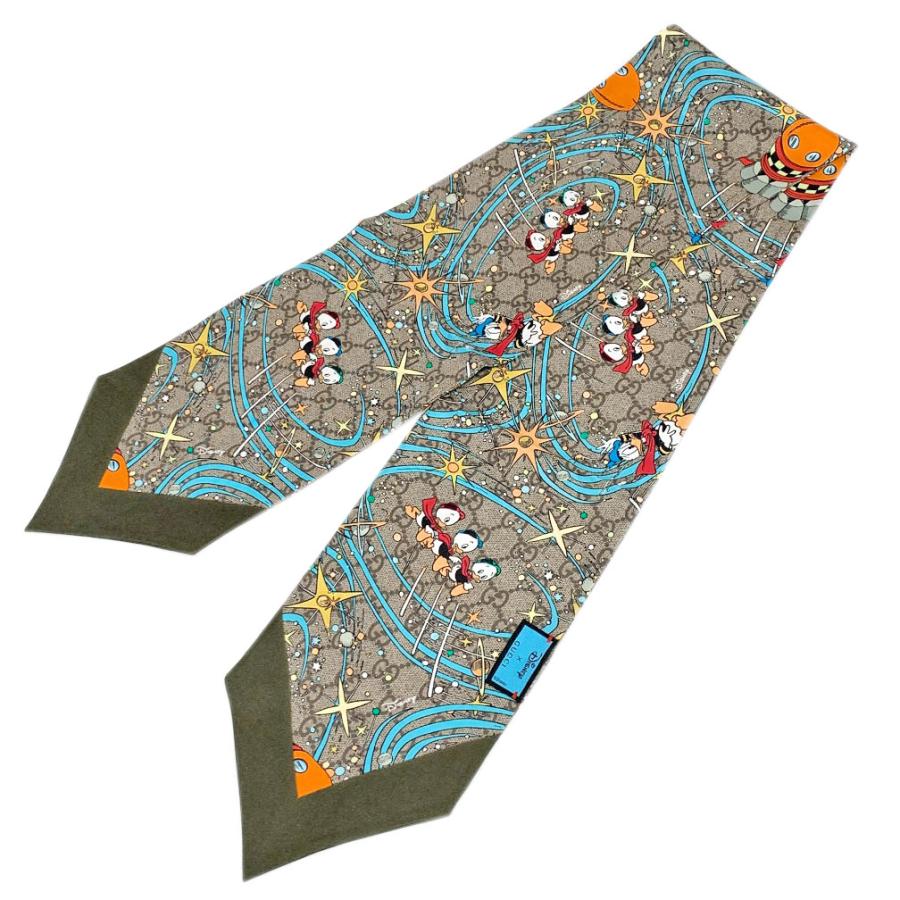 GG グッチ スカーフ 649641-9769 GUCCI DISNEY ディズニー リボン 