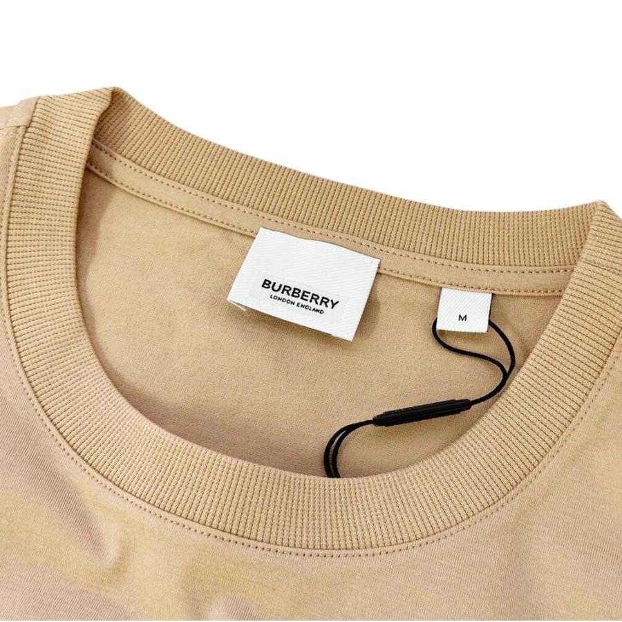 BURBERRY Tシャツ　【正規品】 Check Trim Cotton T-shirt in Black - Men | Burberry® Official