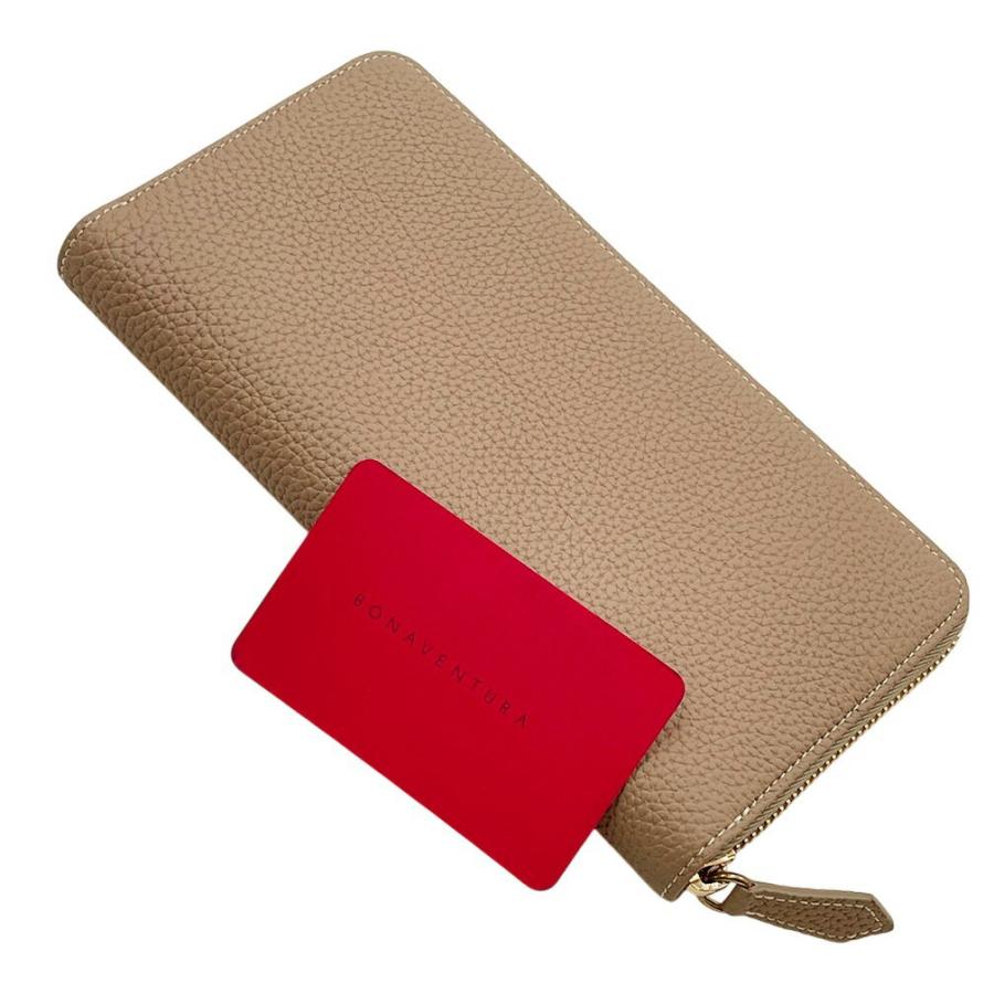 BONAVENTURA ボナベンチュラ ジップ 長財布 BWAT5-BKGR 箱 BONAVENTURA（ボナベンチュラ） 長財布 財布 BWAT5 GGYE ロングジップ