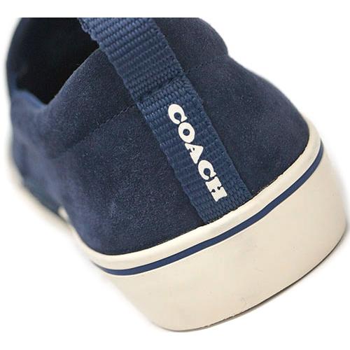 COACH（コーチ） スリッポン メンズ ローカット C3168-COB ネイビー