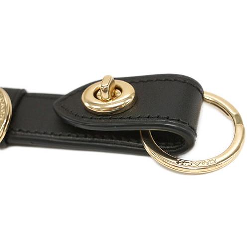 COACH 未使用 コーチ キーリング F39865-GDBLK キーホルダー