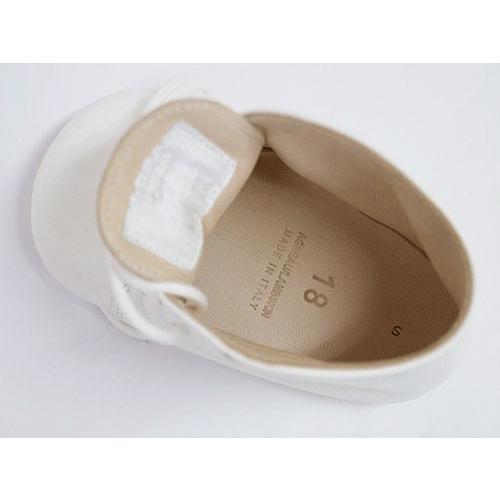 未使用 エルメス ファーストシューズ HERMES ベビー 靴 H101635M01 PAIRE DE CHAUSSONS PAF アニョー・プロンジェ ホワイト 白 わけありの画像