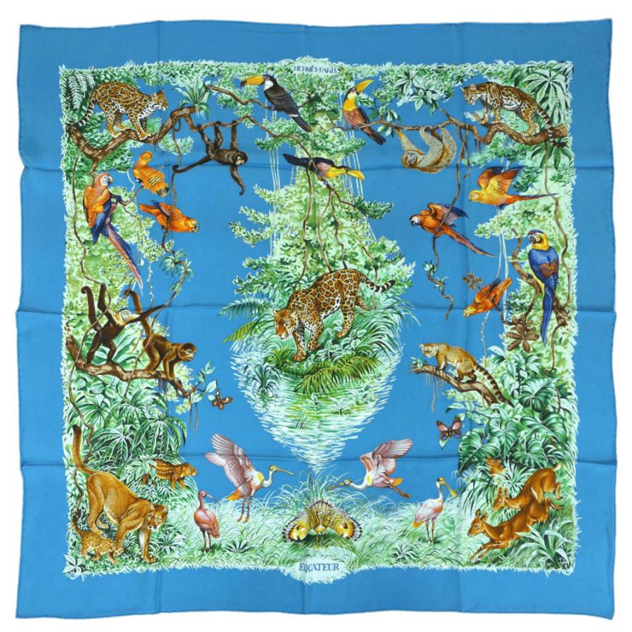 HERMES 未使用 エルメス スカーフ H071798S08 カレ90 ウォッシュ