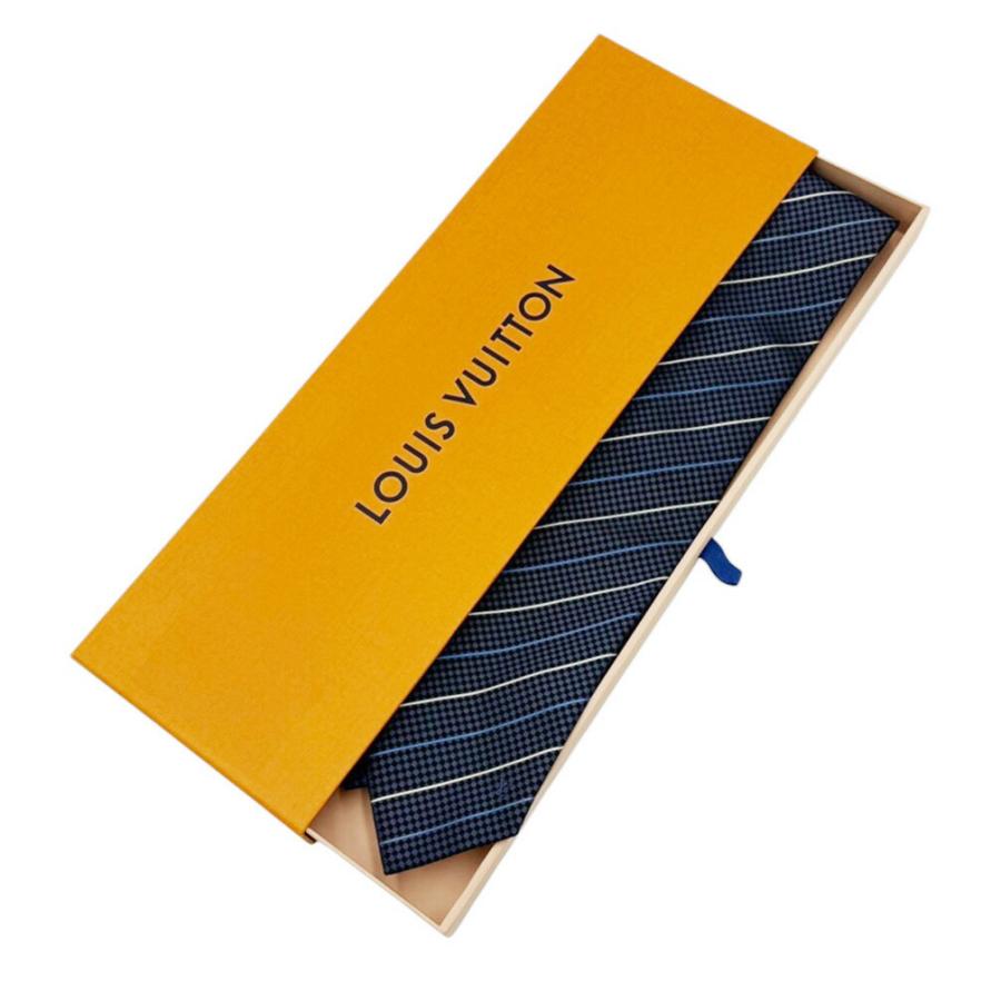 【フレーク様】ルイヴィトン ネクタイ マイクロダミエ ストライプ シルク 箱付き 楽天市場】【アパレル】LOUIS VUITTON ルイ ヴィトン マイクロ