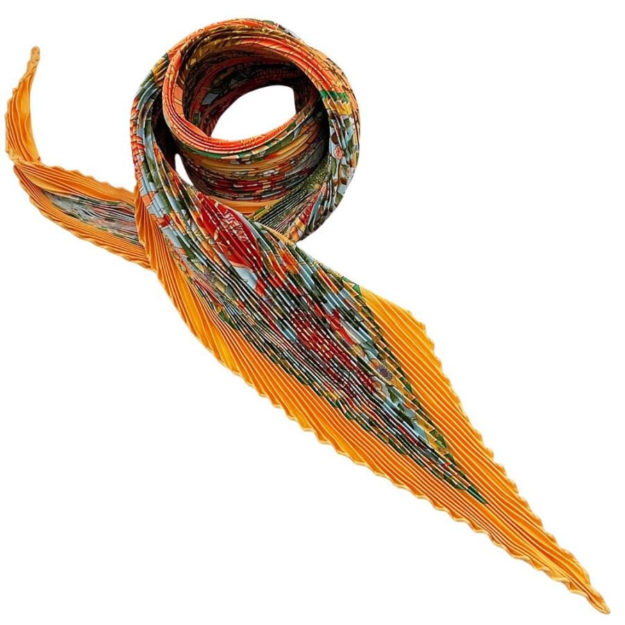HERMES（エルメス） 極美品 スカーフ プリーツ カレ プリーツスカーフ