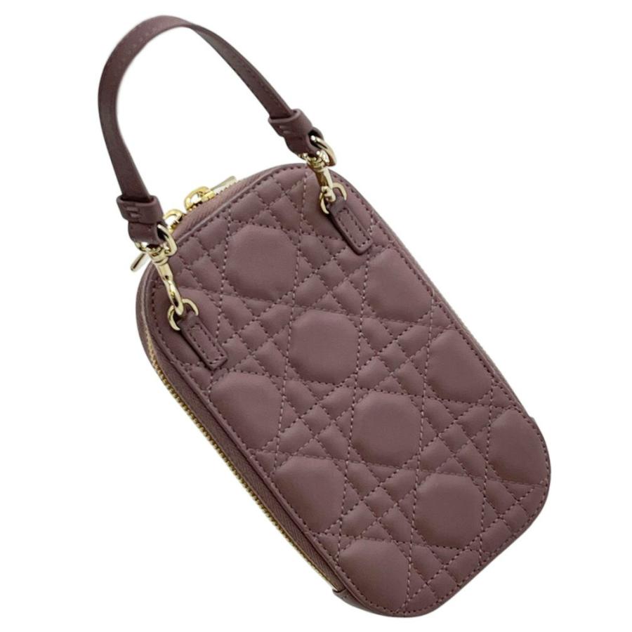 Lady Dior Call'in Dior フォンホルダーDS0872ONMJ DIOR | Lady Dior Call'in Dior フォンホルダー カナージュ ラムスキン