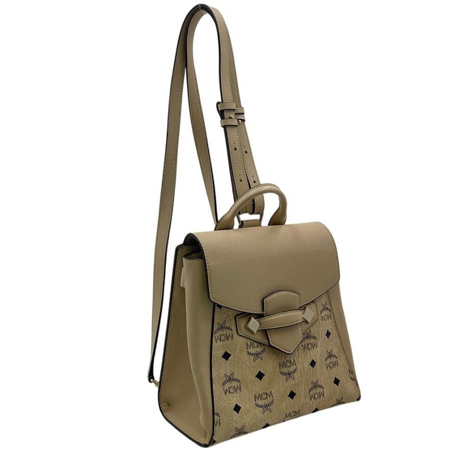 MCM リュックサック エムシーエム ヴィセトス アイボリー バッグ