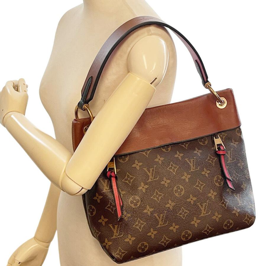 ルイヴィトン(LOUIS VUITTON) M43157 モノグラム テュイルリーブザス 2WAY ショルダーバッグ ハンドバッグ レディース (カラー：ブラウン × キャメル系) 【ABランク】【中古】 LOUIS VUITTON】ルイヴィトン『モノグラム テュイルリーブザス』M43157
