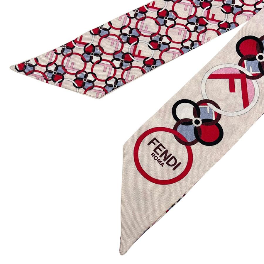 FENDI（フェンディ） スカーフ ラッピー シルク リボンスカーフ ナロー
