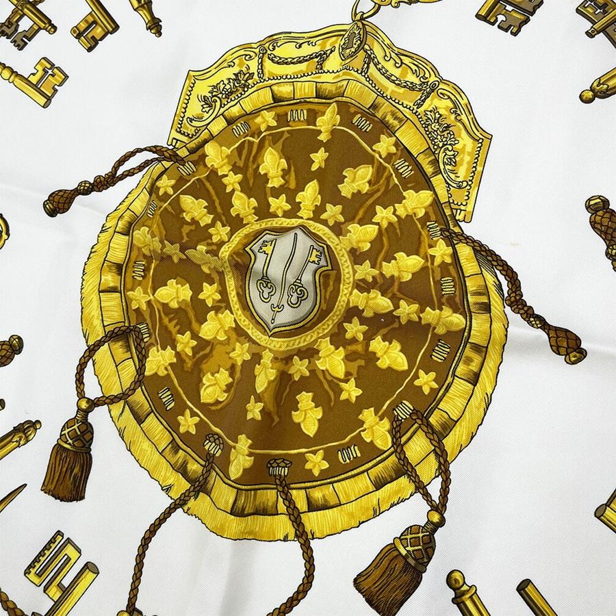 HERMES（エルメス） スカーフ カレ90 90cm シルク 100％ LES CLES THE