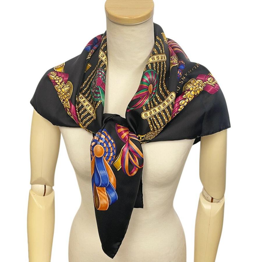 HERMES（エルメス） スカーフ カレ90 90cm シルク 100％ LES RUBANS DU