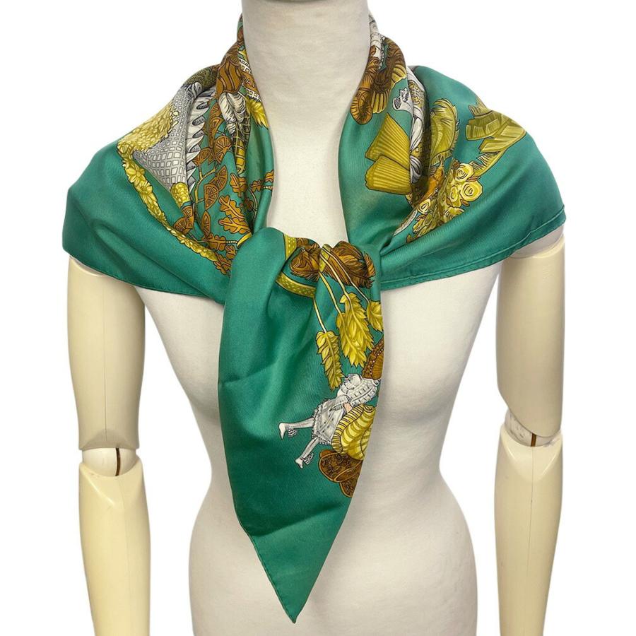 HERMES（エルメス） スカーフ カレ90 90cm シルク 100％ chapeau 脱帽