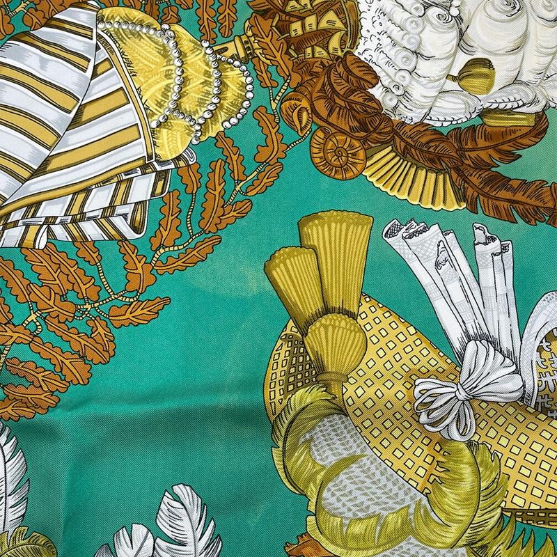 HERMES（エルメス） スカーフ カレ90 90cm シルク 100％ chapeau 脱帽