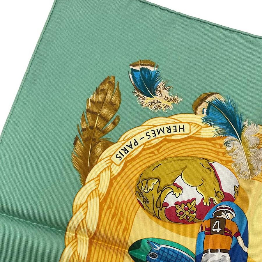 HERMES（エルメス） スカーフ カレ90 90cm シルク 100％ Couvee d