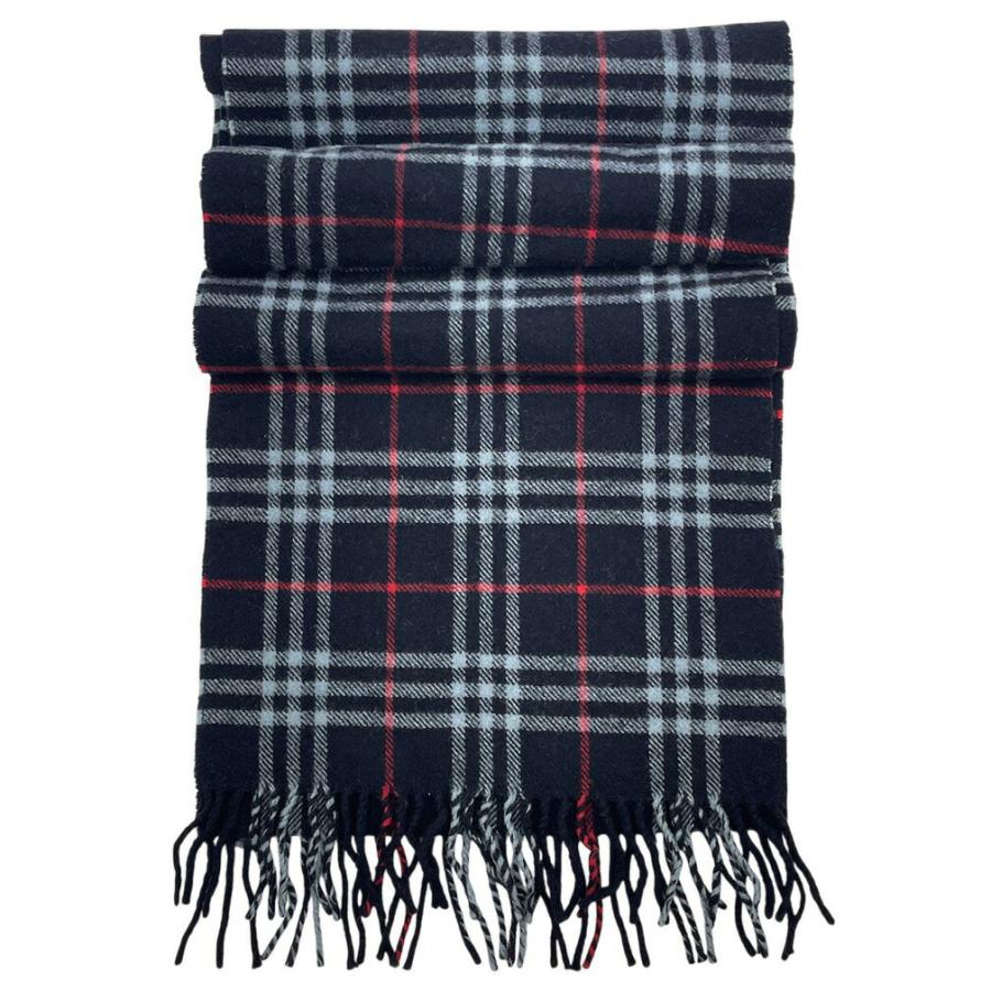 希少色 BURBERRY バーバリー ラムウール チェック柄 長め マフラー BURBERRY（バーバリー） マフラー バーバリーチェック ラムウール
