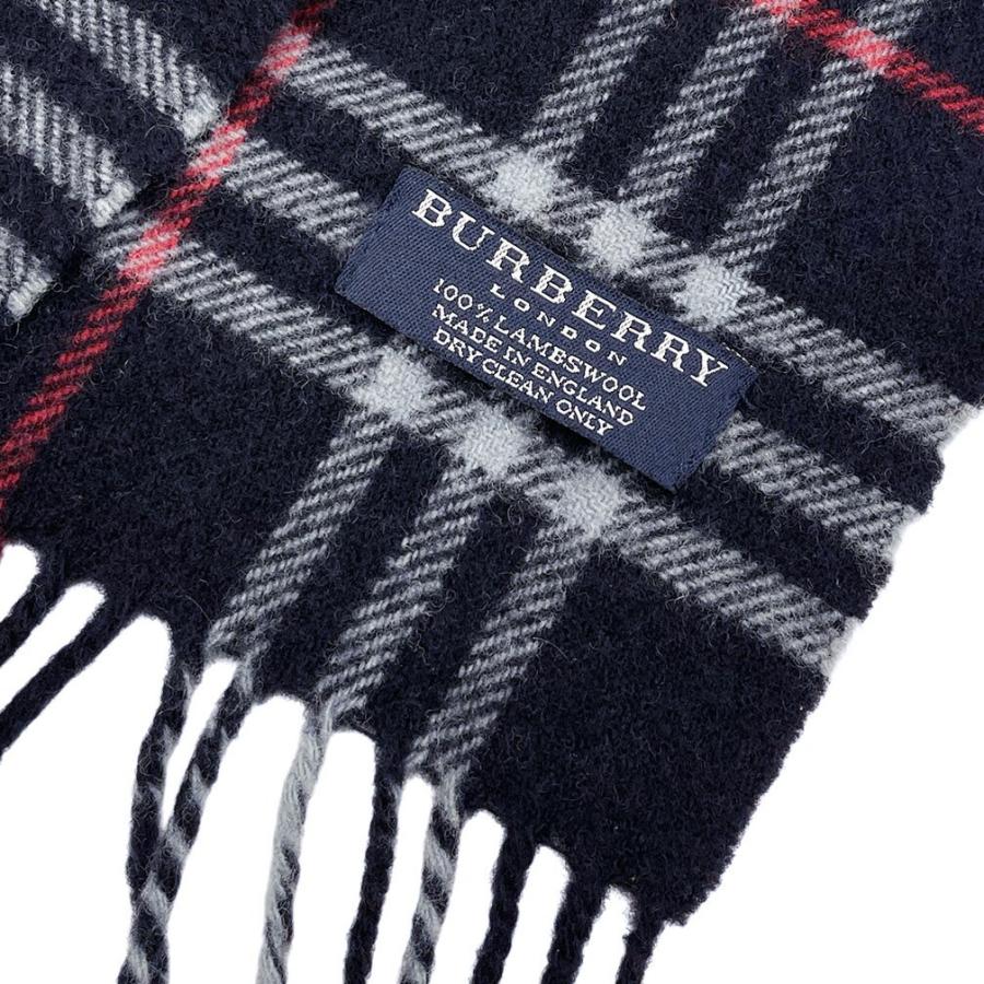 極美品★BURBERRY バーバリー マフラー ノバチェック ラムウール100% BURBERRY（バーバリー） マフラー バーバリーチェック ラムウール