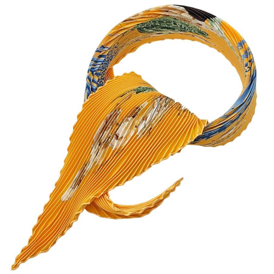 HERMES（エルメス） 美品 スカーフ プリーツ カレ プリーツスカーフ