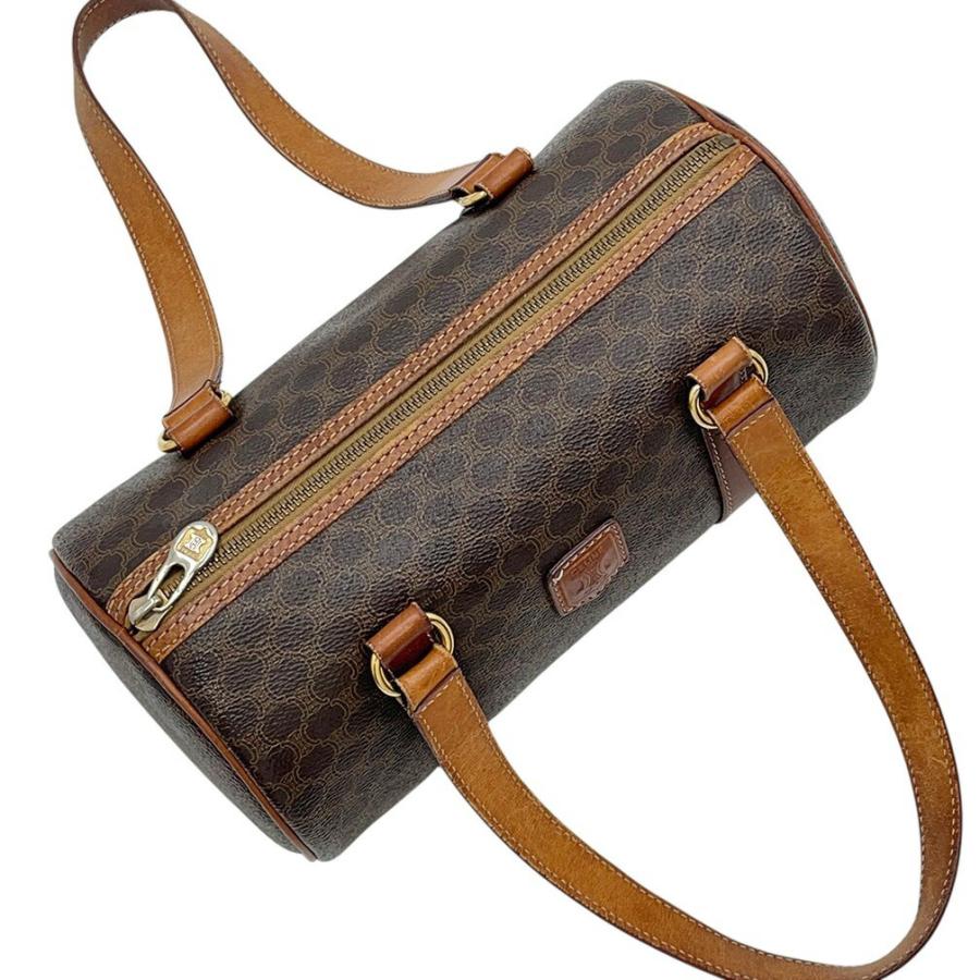 CELINE（セリーヌ） ハンドバッグ バッグ M94 マカダム柄 ブラウン