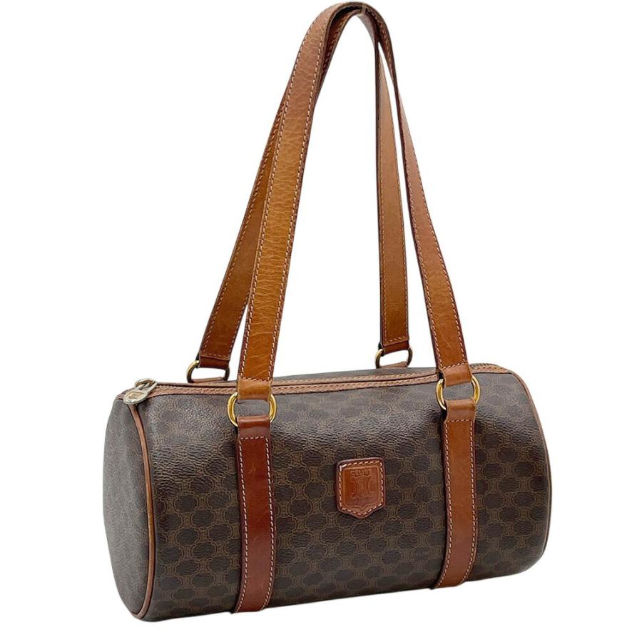 CELINE（セリーヌ） ハンドバッグ バッグ M94 マカダム柄 ブラウン