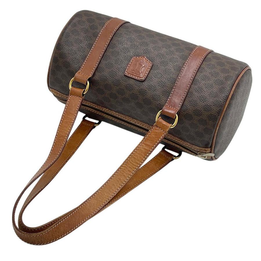 CELINE（セリーヌ） ハンドバッグ バッグ M94 マカダム柄 ブラウン