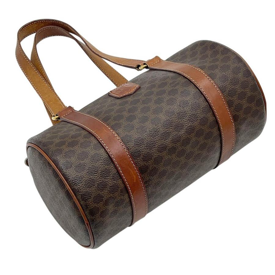 CELINE（セリーヌ） ハンドバッグ バッグ M94 マカダム柄 ブラウン