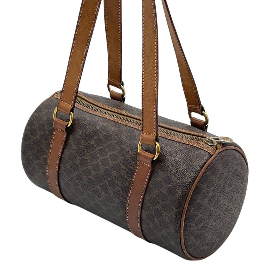 CELINE（セリーヌ） ハンドバッグ バッグ M94 マカダム柄 ブラウン