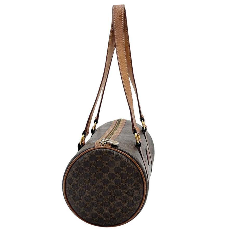CELINE（セリーヌ） ハンドバッグ バッグ M94 マカダム柄 ブラウン