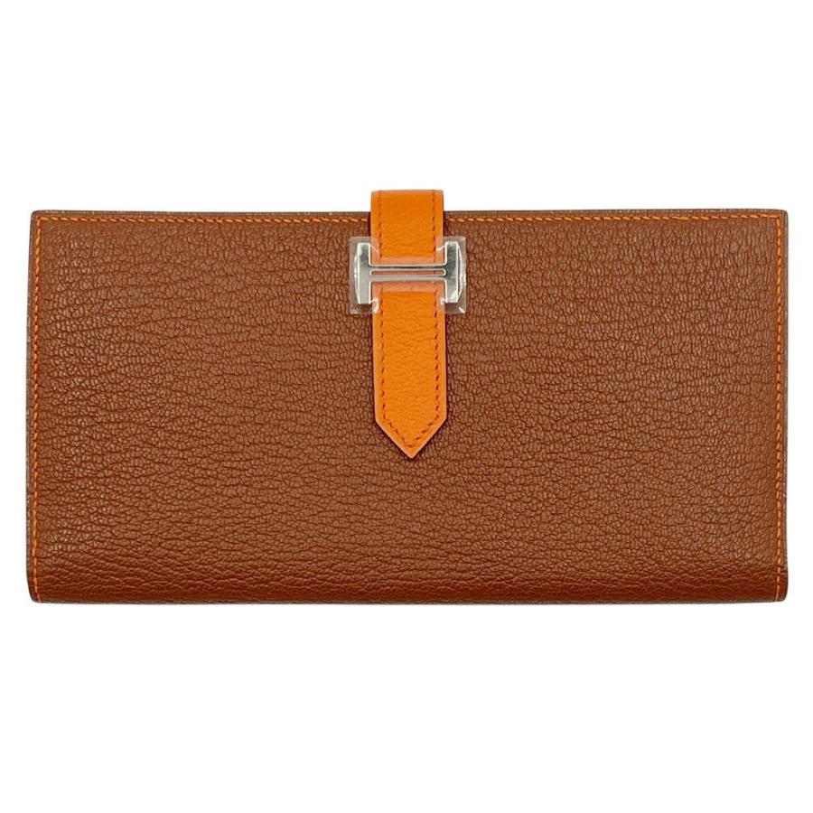 HERMES（エルメス） 未使用 財布 ベアン スフレ 長財布 ブラウン